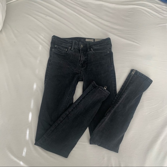 ALLSAINTS low rise Rail skinny jeans - Picture 3 of 7